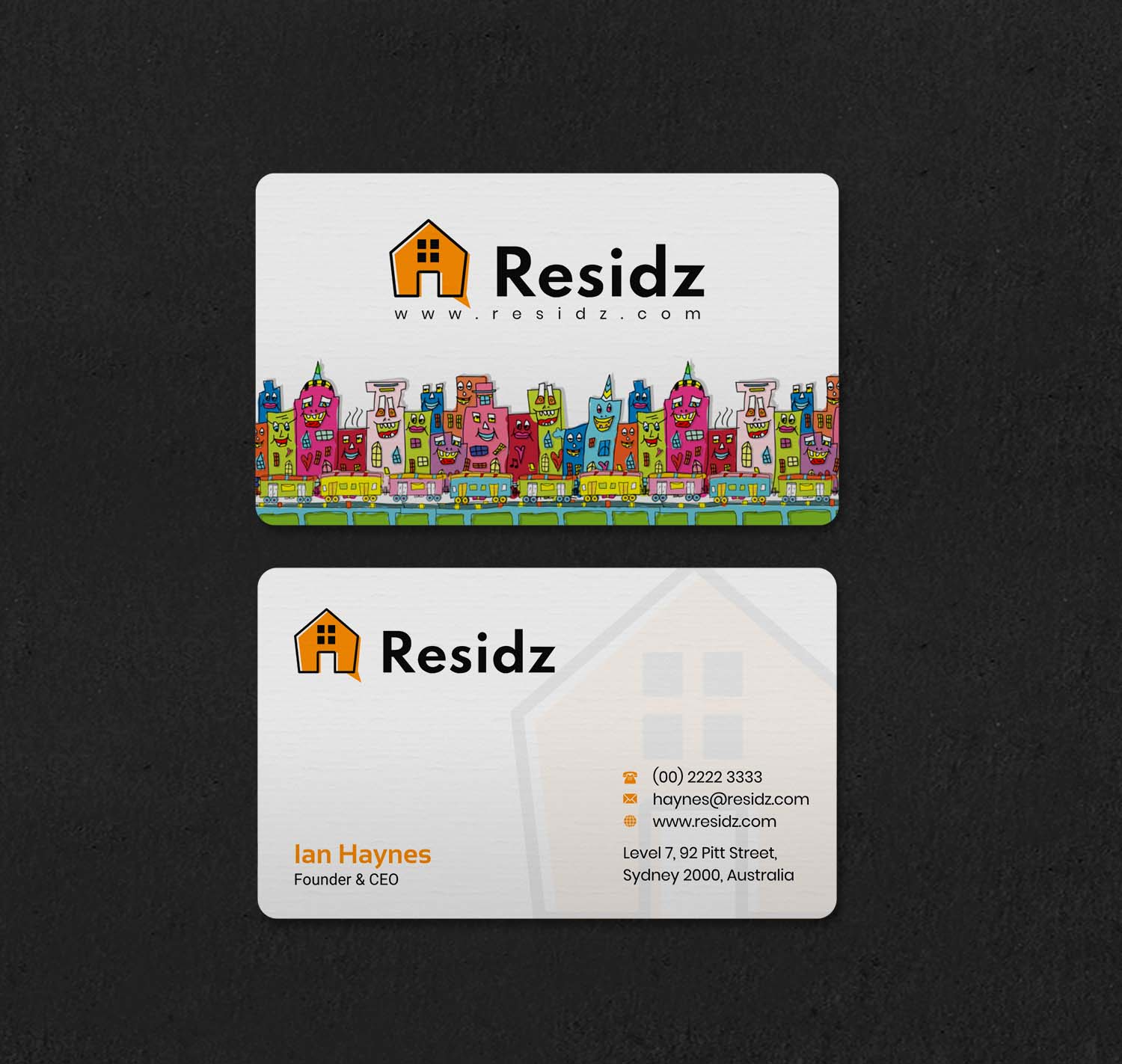 Business Card Design by INDIAN_Ashok for Resides | Design #27108693