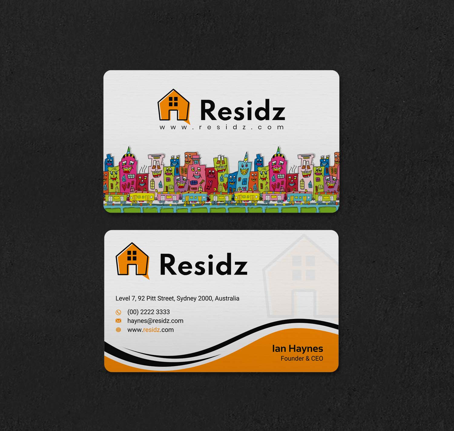 Business Card Design by INDIAN_Ashok for Resides | Design #27108695