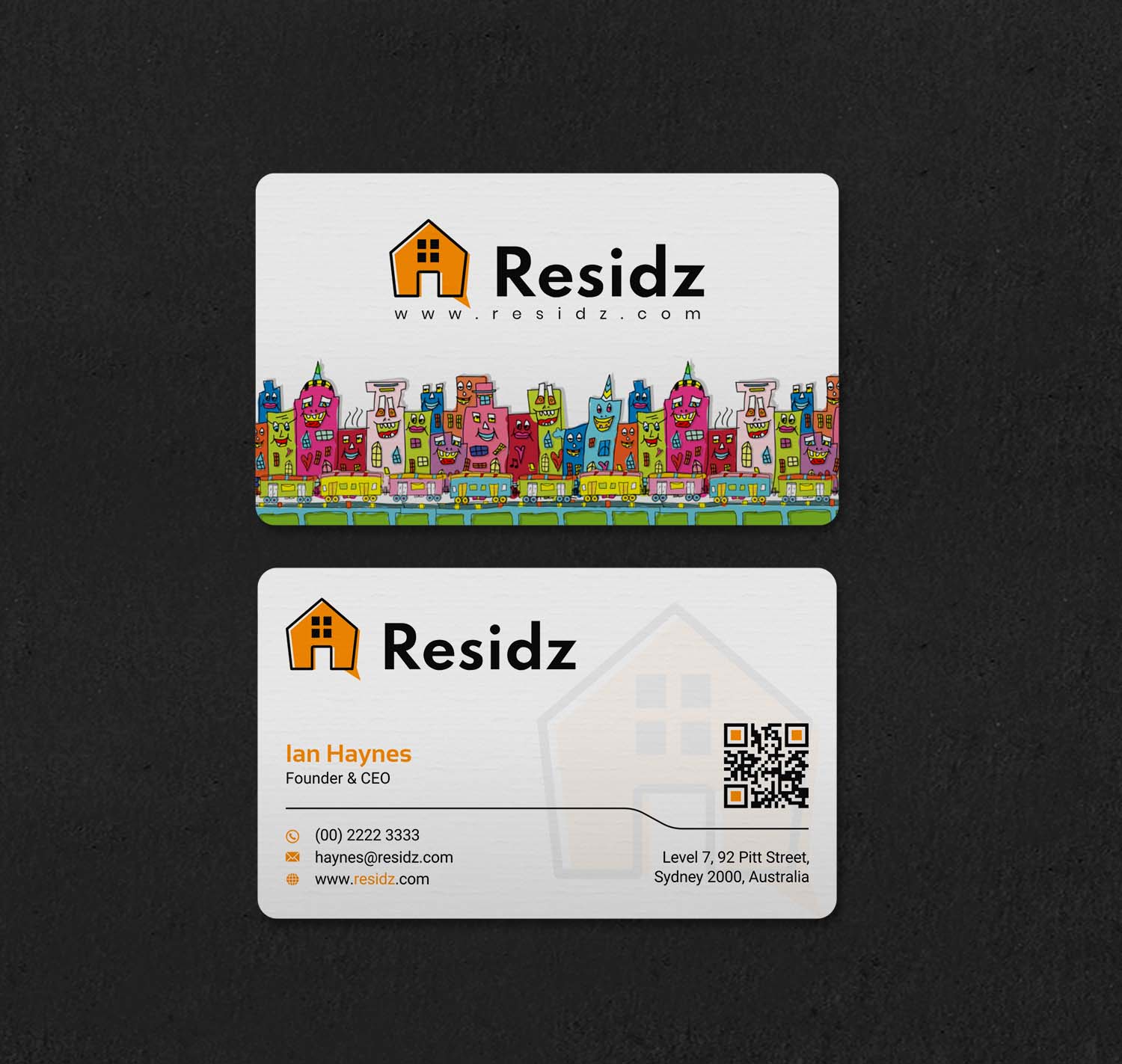 Business Card Design by INDIAN_Ashok for Resides | Design #27108697