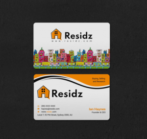 Business Card Design by INDIAN_Ashok for Resides | Design: #27108698