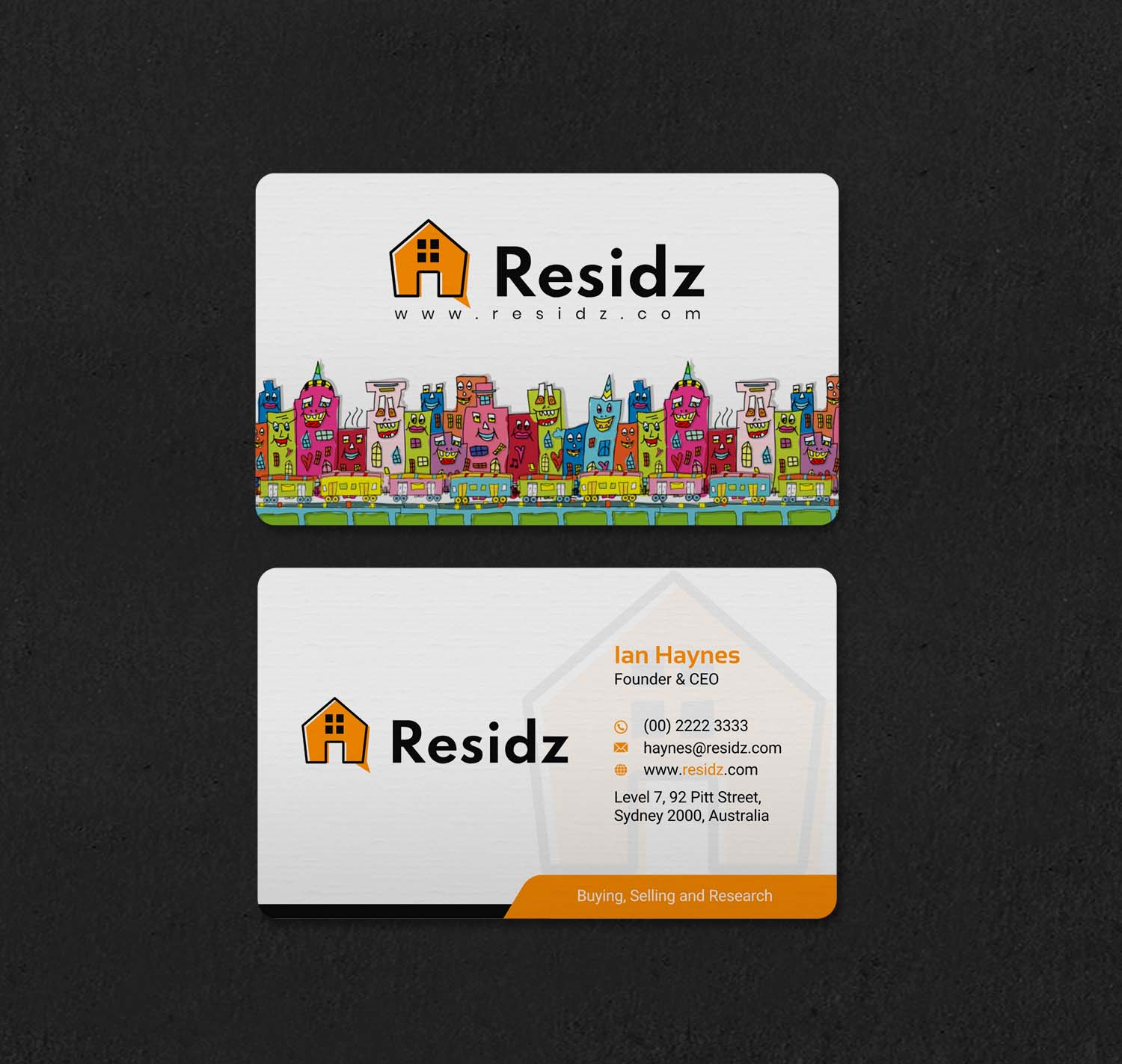 Business Card Design by INDIAN_Ashok for Resides | Design #27108702