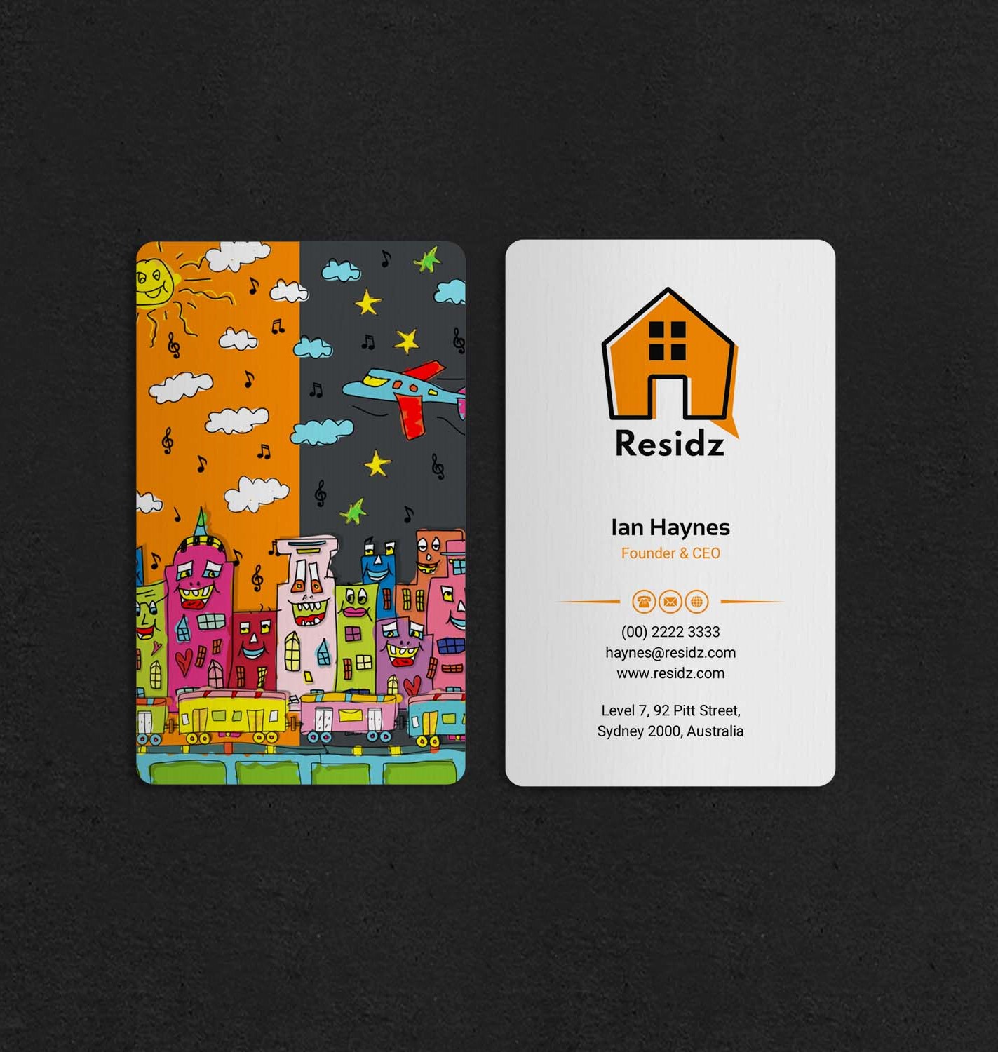 Business Card Design by INDIAN_Ashok for Resides | Design #27108707