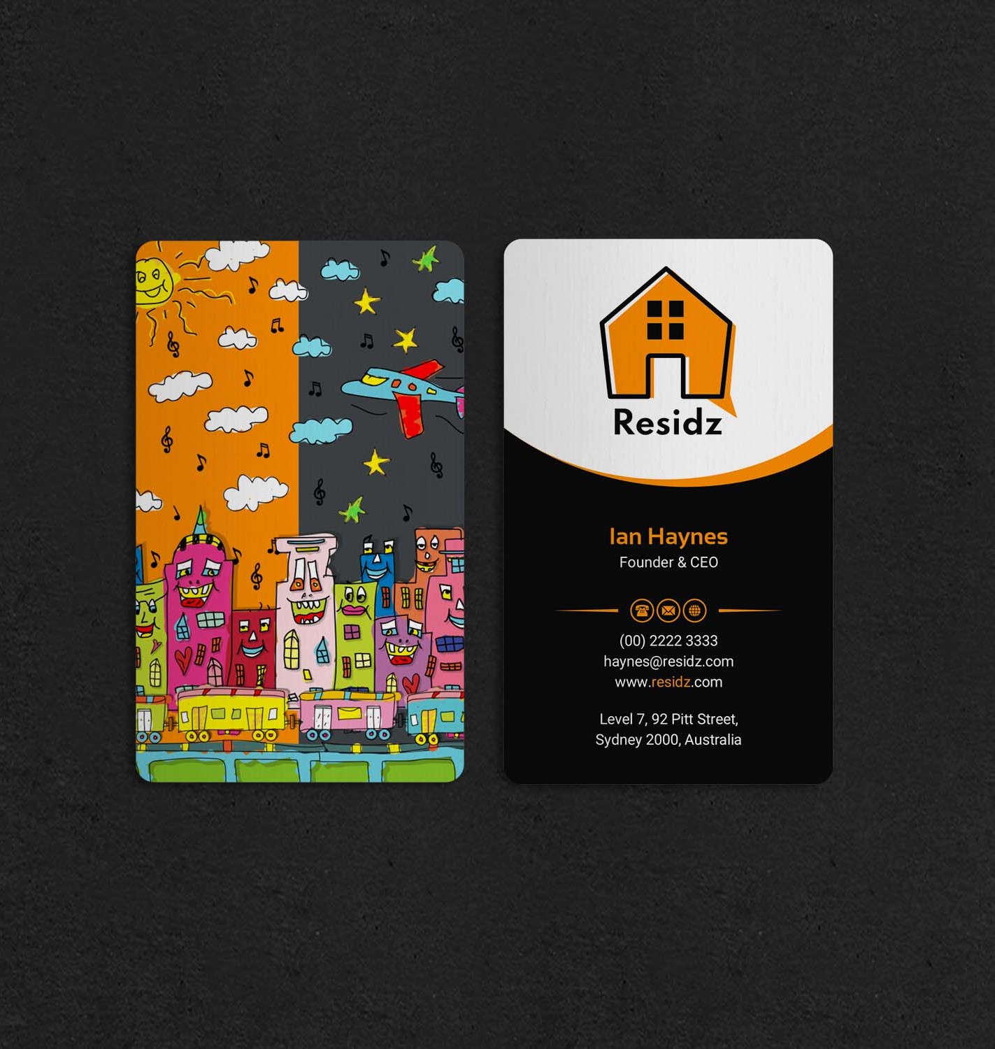 Business Card Design by INDIAN_Ashok for Resides | Design #27108708