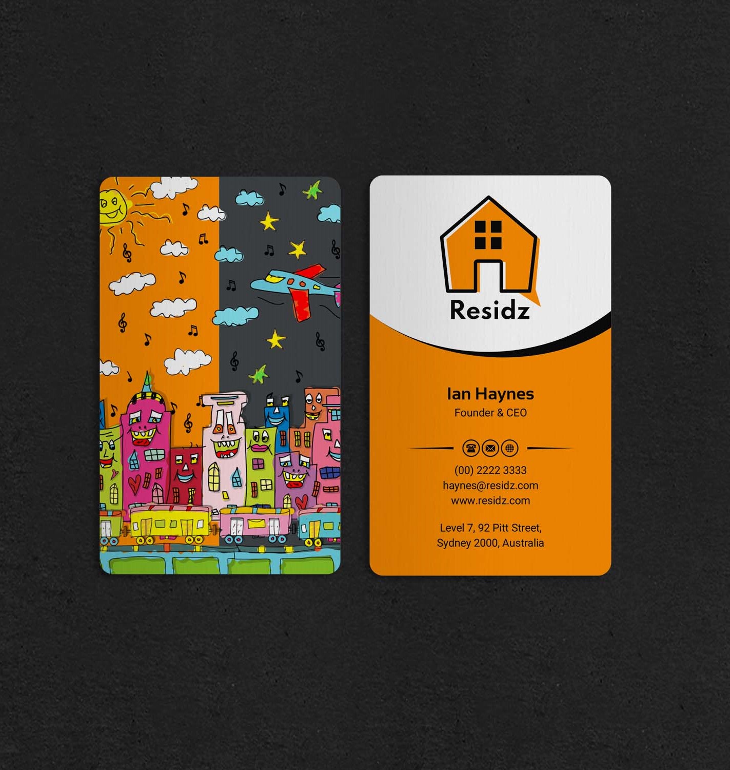 Business Card Design by INDIAN_Ashok for Resides | Design #27108709