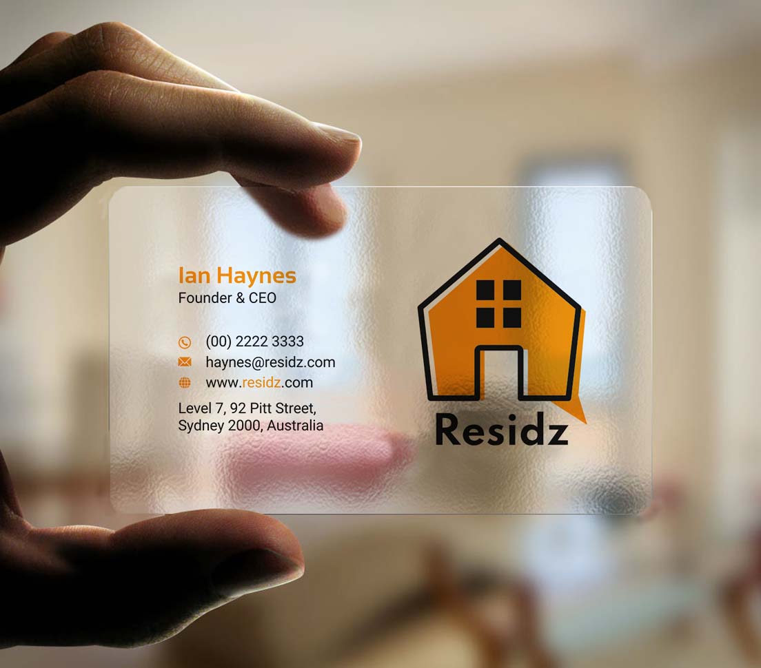 Business Card Design by INDIAN_Ashok for Resides | Design #27108713