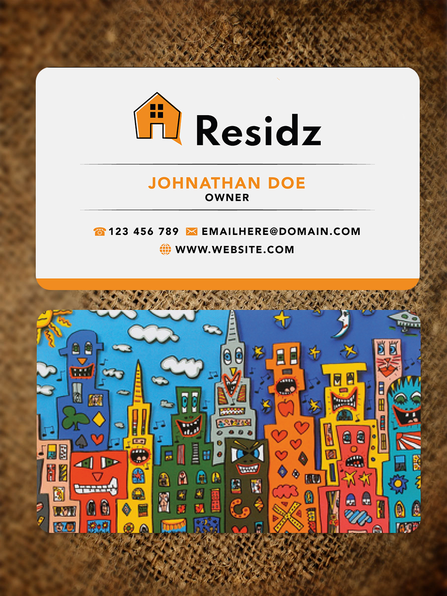 Business Card Design by JK18 for Resides | Design #27103484