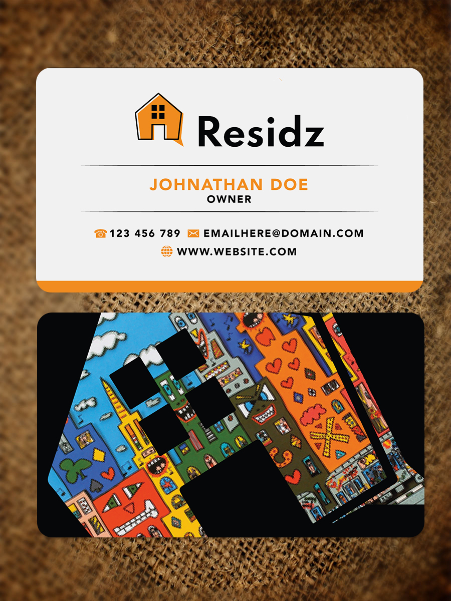 Business Card Design by JK18 for Resides | Design #27103578
