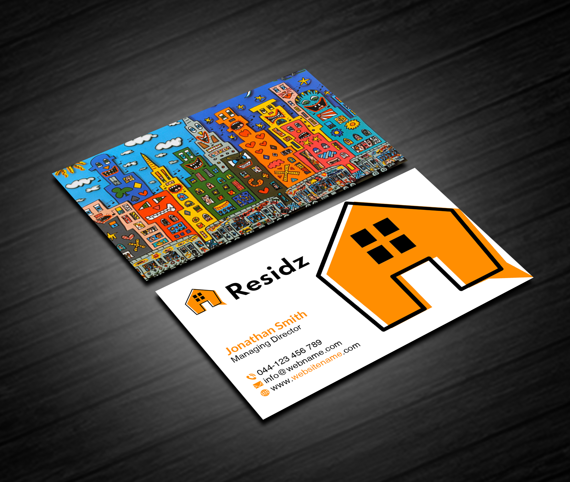 Visitenkarten-Design von Creations Box 2015 für Resides | Design #27125555