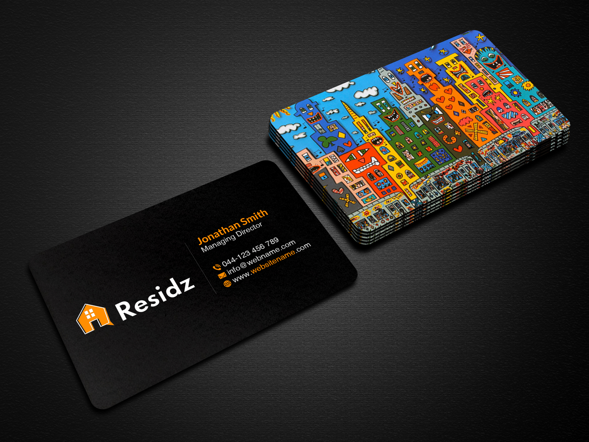 Business Card Design by Creations Box 2015 for Resides | Design #27125566