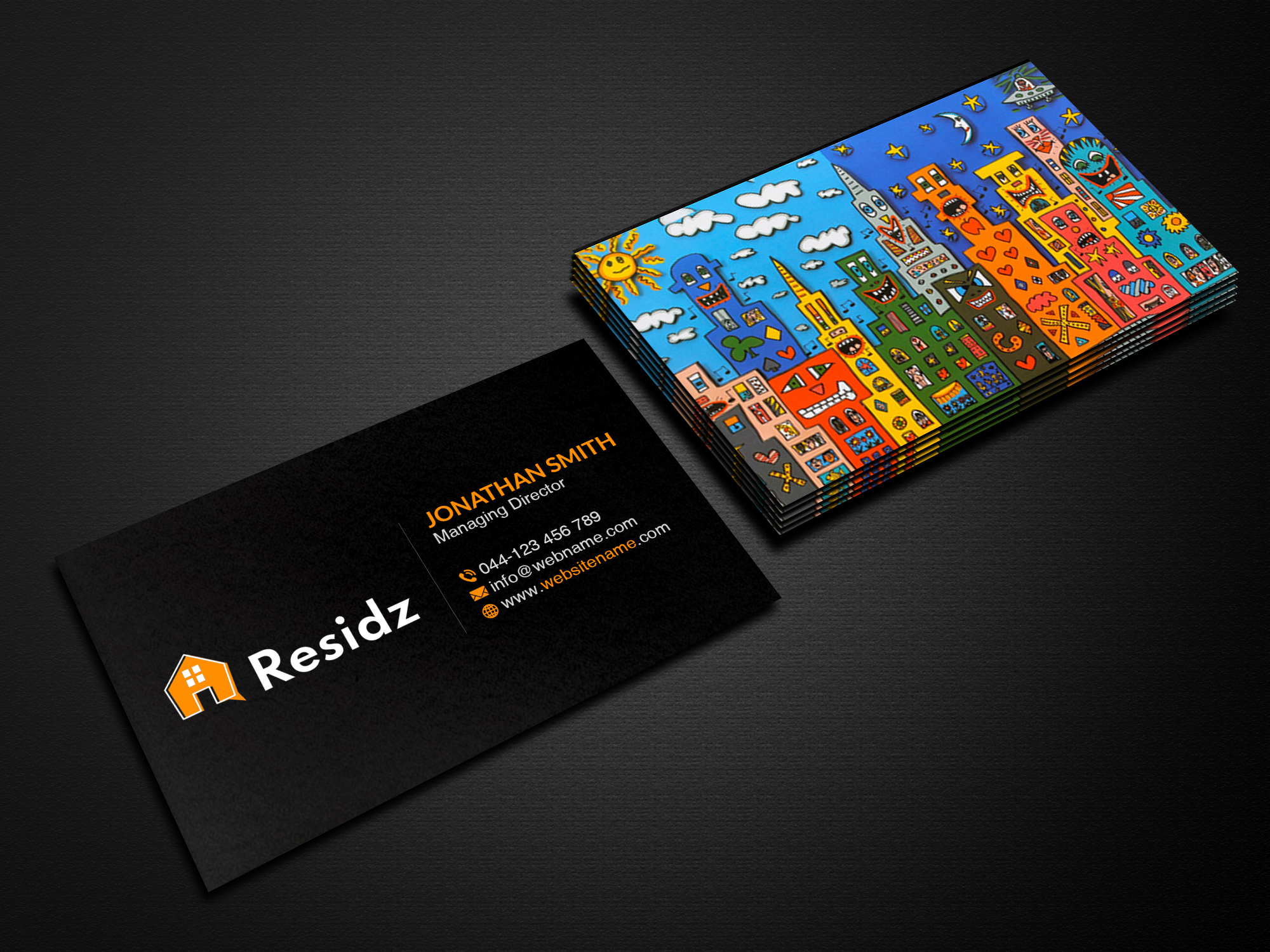 Business Card Design by Creations Box 2015 for Resides | Design #27125567