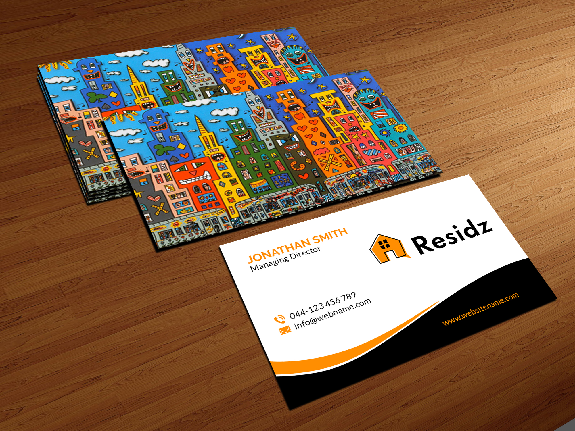 Business Card Design by Creations Box 2015 for Resides | Design #27125568