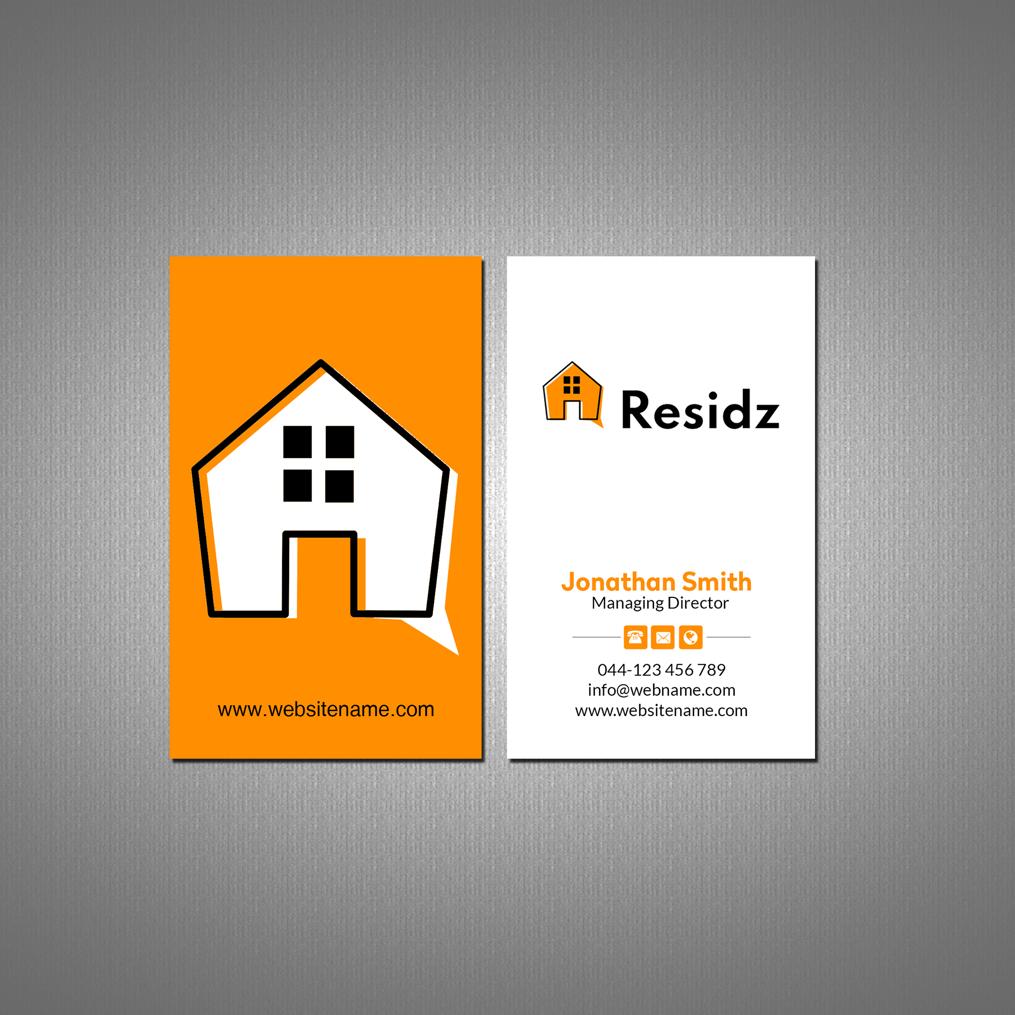 Business Card Design by Creations Box 2015 for Resides | Design #27125578