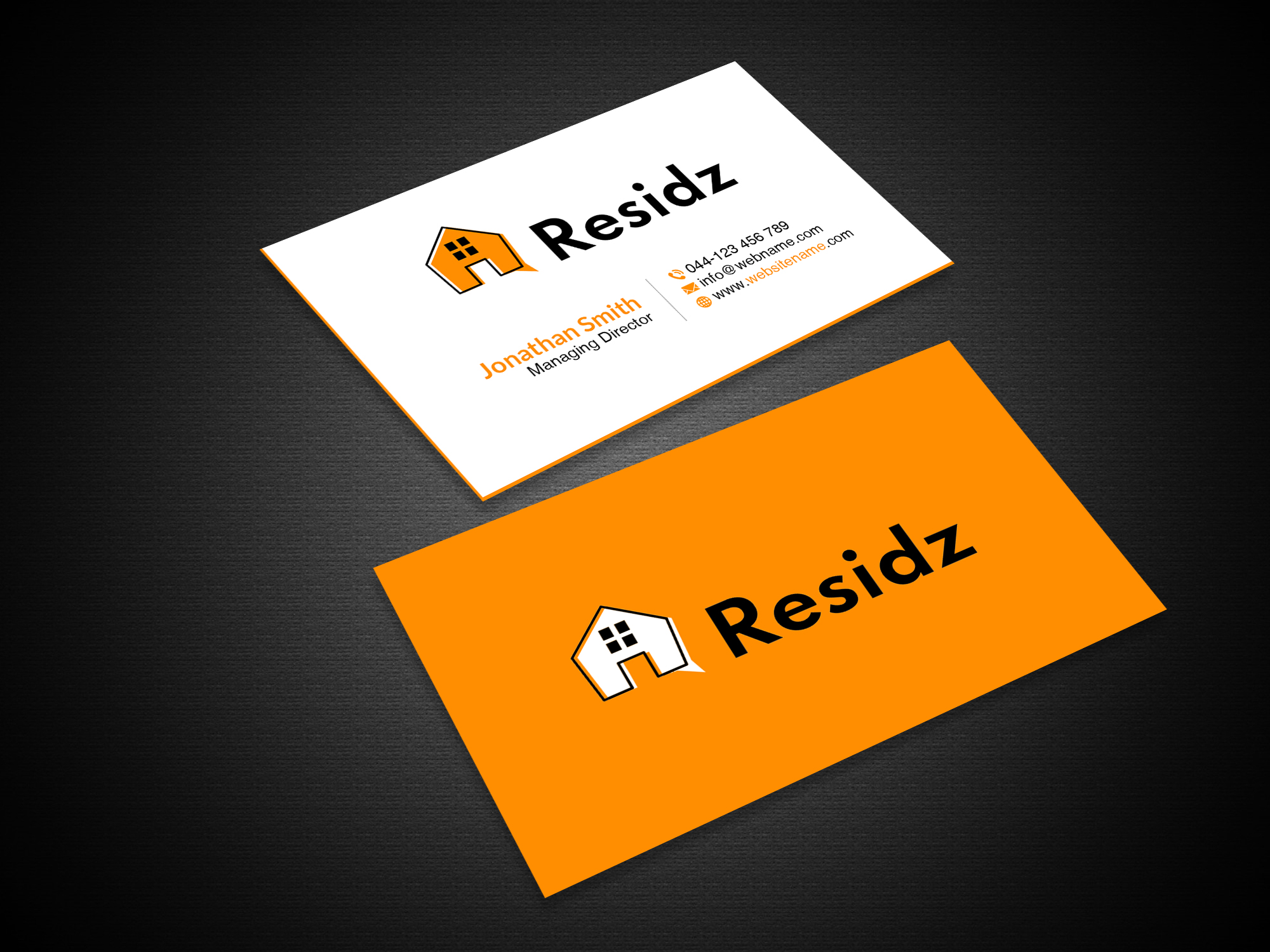 Business Card Design by Creations Box 2015 for Resides | Design #27125603