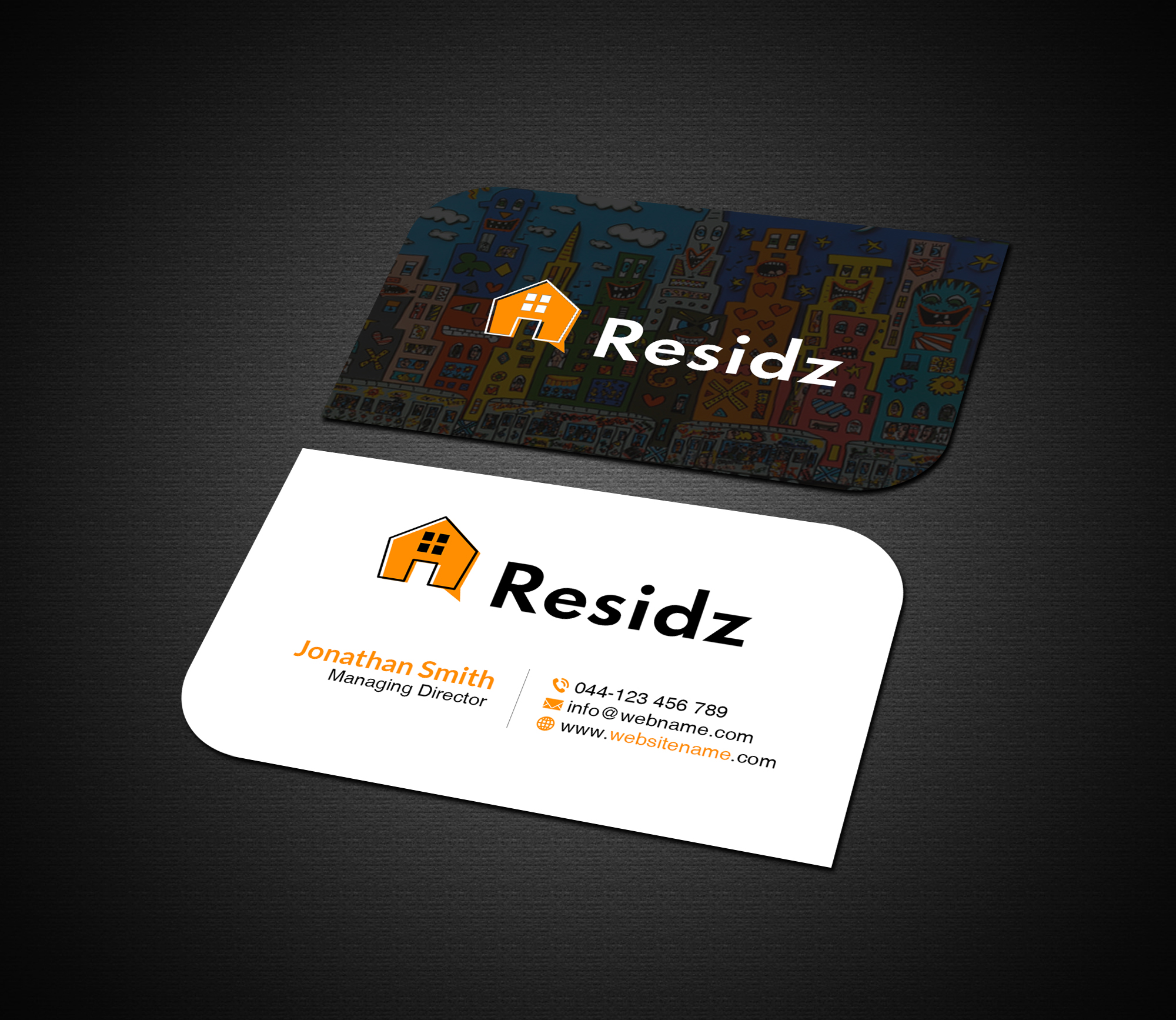 Business Card Design by Creations Box 2015 for Resides | Design #27125614