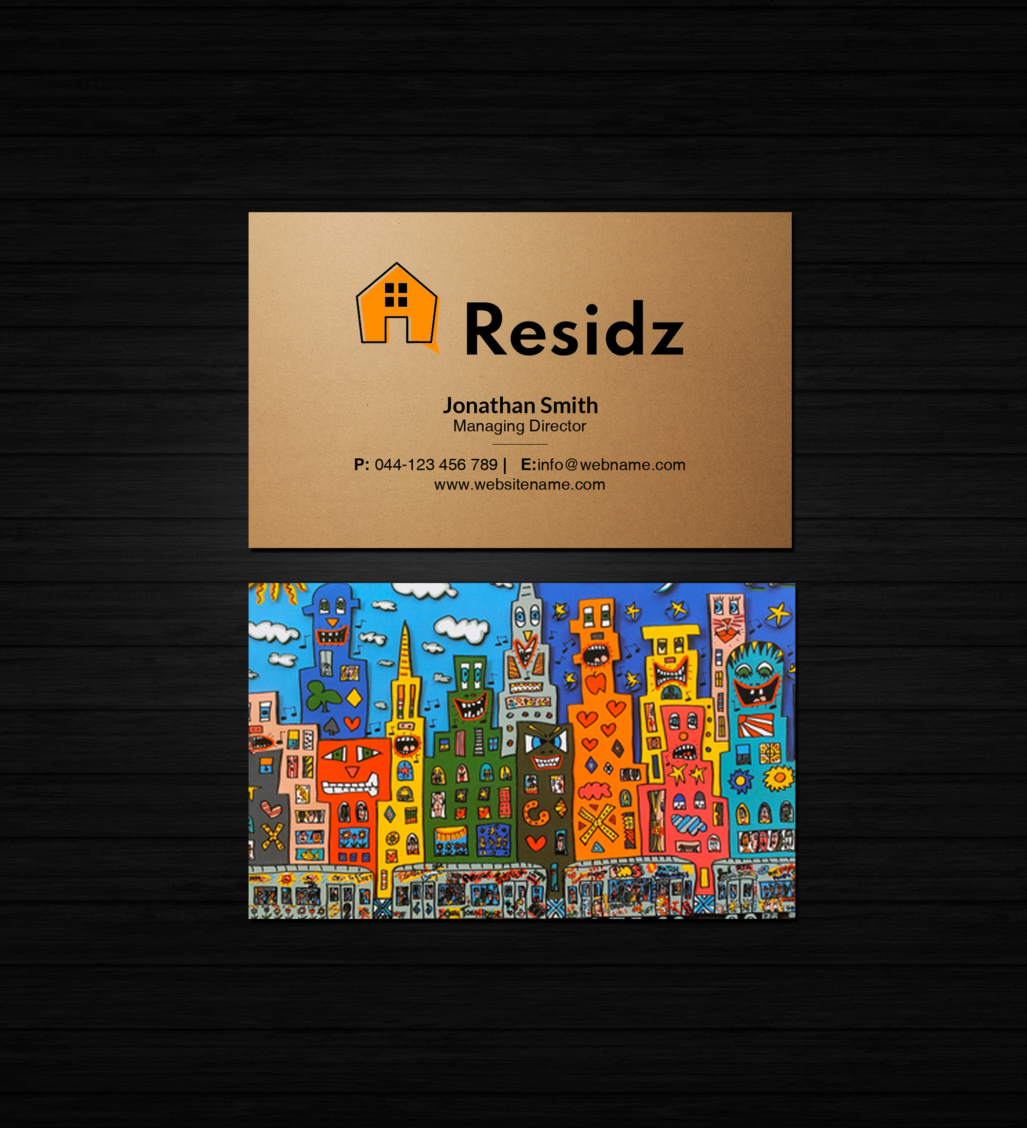 Business Card Design by Creations Box 2015 for Resides | Design #27125616