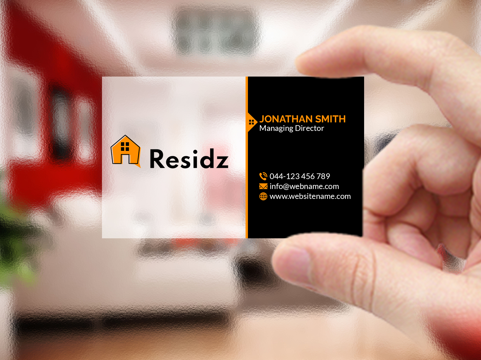 Business Card Design by Creations Box 2015 for Resides | Design #27125617