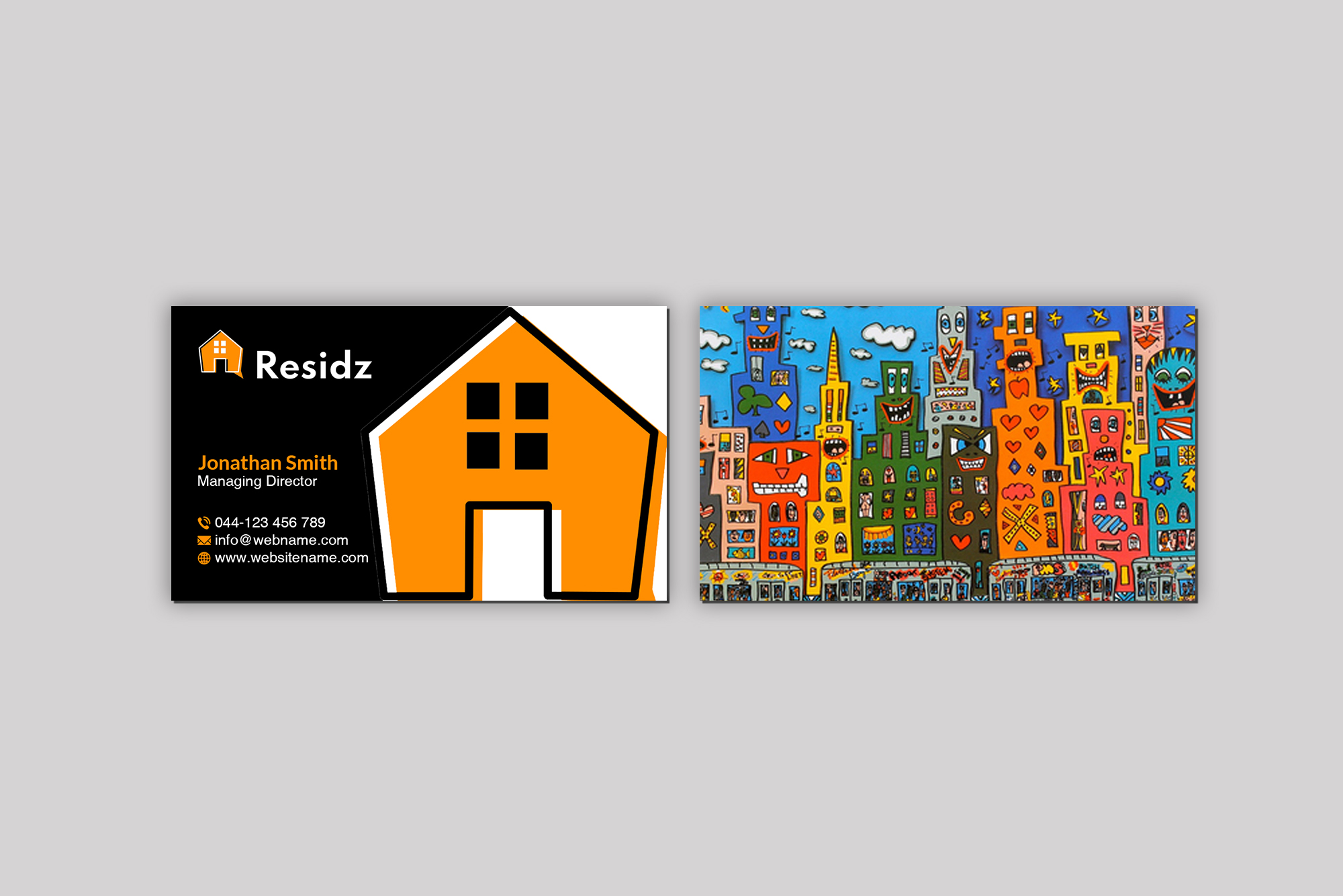 Business Card Design by Creations Box 2015 for Resides | Design #27125621