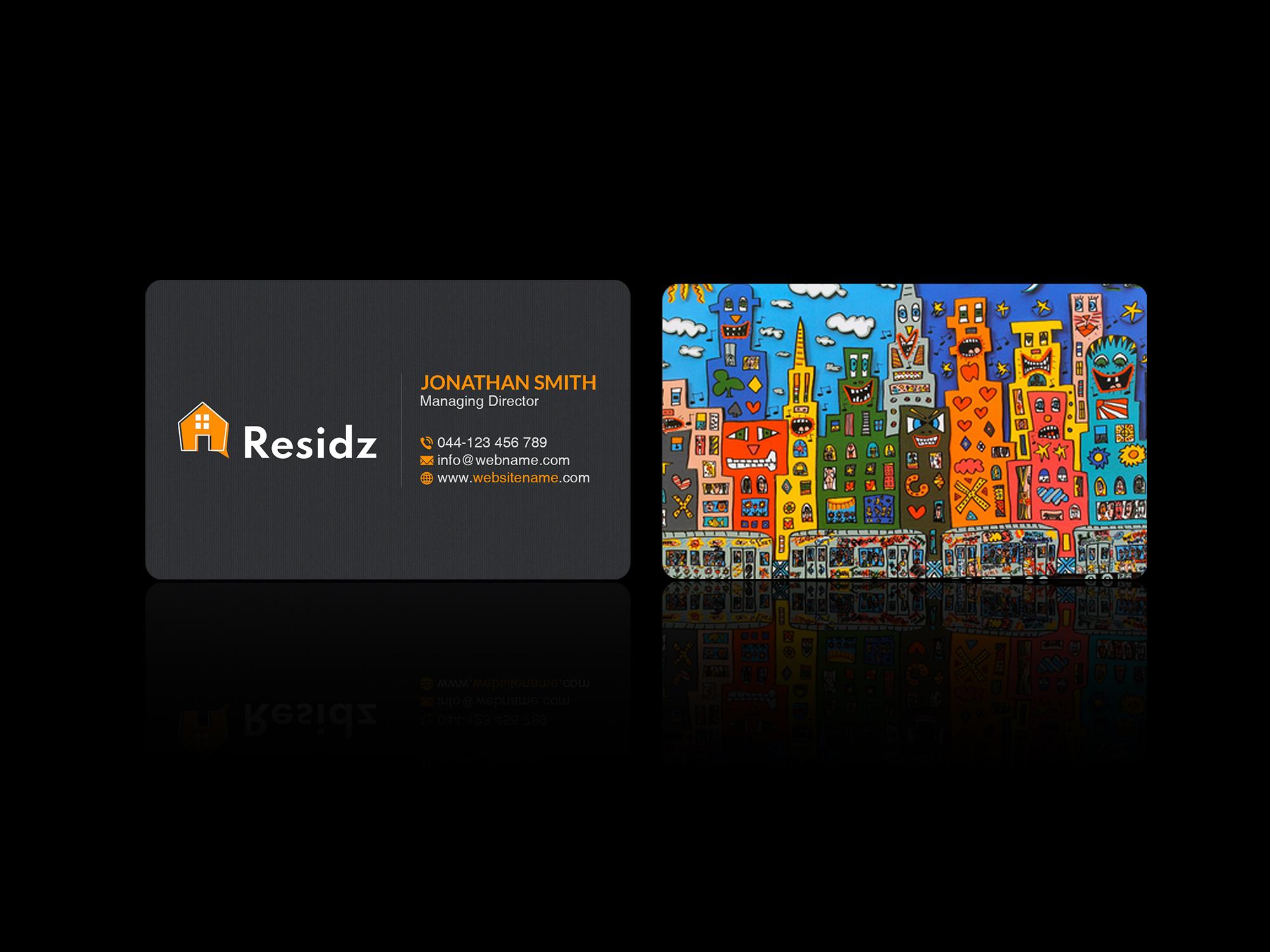 Business Card Design by Creations Box 2015 for Resides | Design #27125624