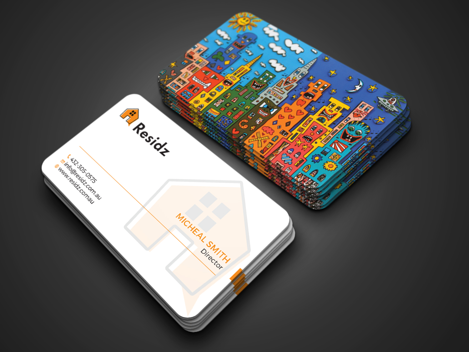 Business Card Design by Tripti Ranjan Gain for Resides | Design #27106699