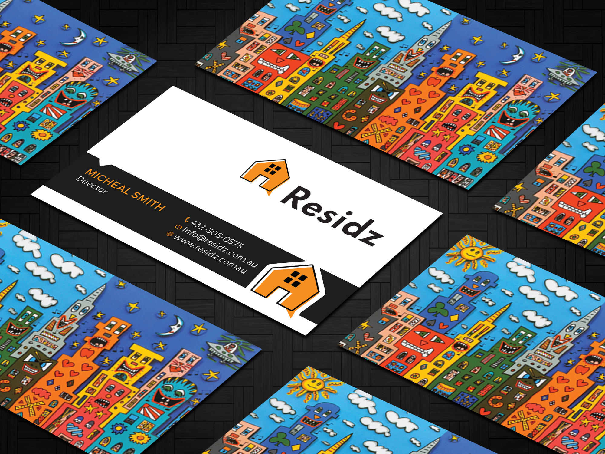 Business Card Design by Tripti Ranjan Gain for Resides | Design #27106706