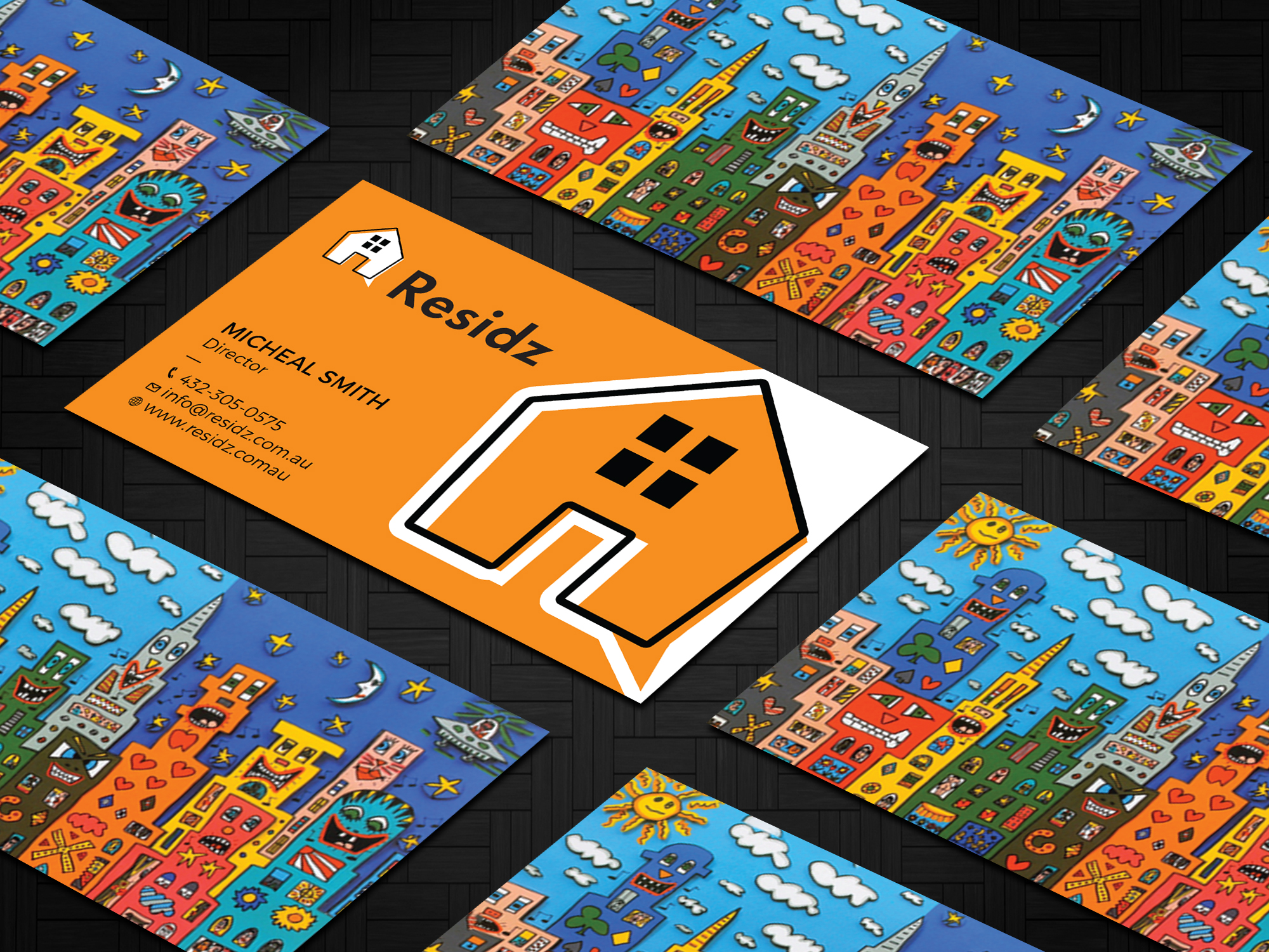 Business Card Design by Tripti Ranjan Gain for Resides | Design #27106714