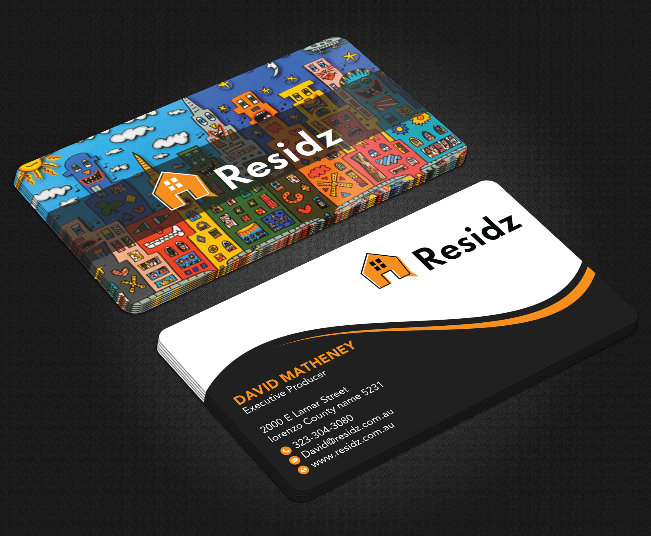 Business Card Design by Uttom 2 for Resides | Design #27122275