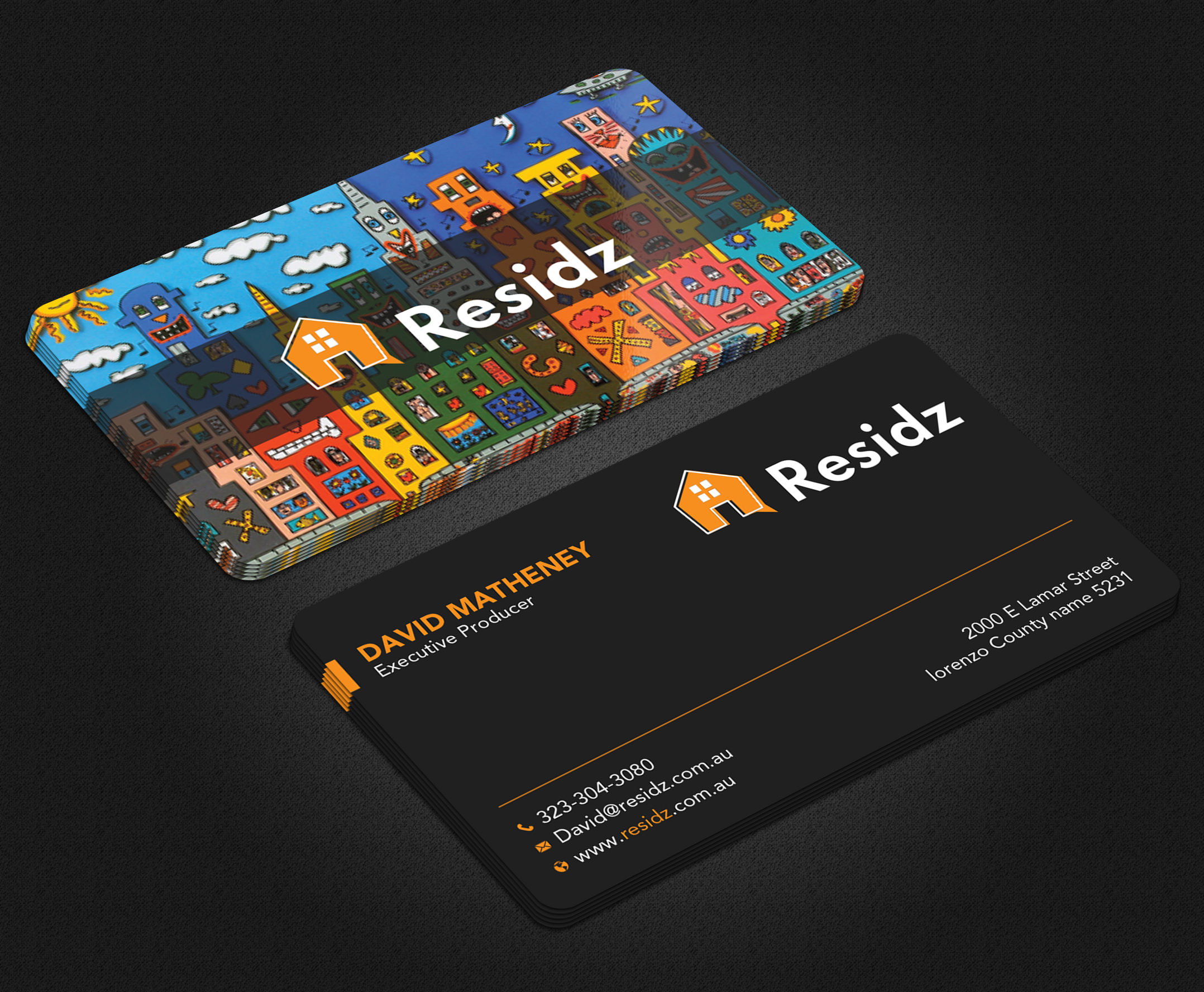 Business Card Design by Uttom 2 for Resides | Design #27122277