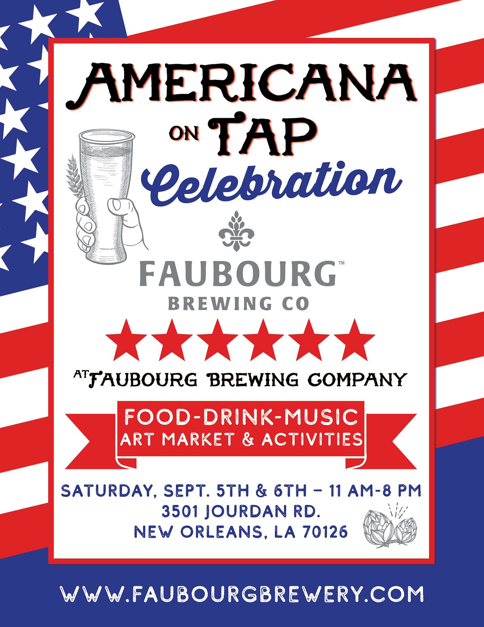 Design de Flyer par gras37R pour Faubourg Brewing Company | Design #27105565