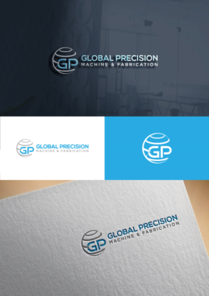 Global Precision, Machine Fabrication | Logo Design by DesIcon
