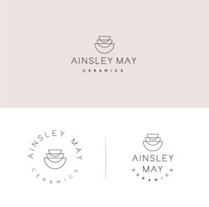 Ainsley May Ceramics | Logo-Design von Birdcage