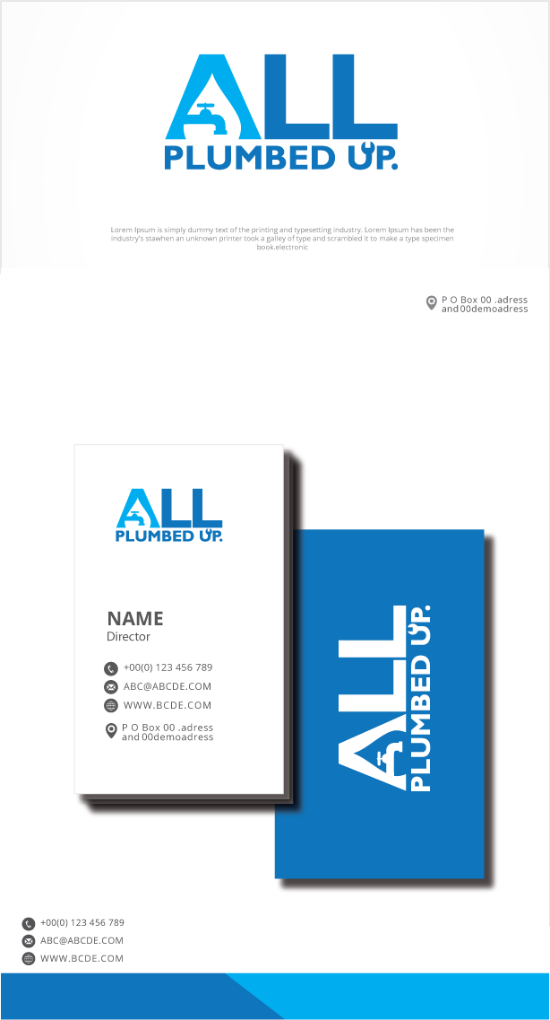 Logo-Design von graphicevolution für All plumbed up | Design #27107107