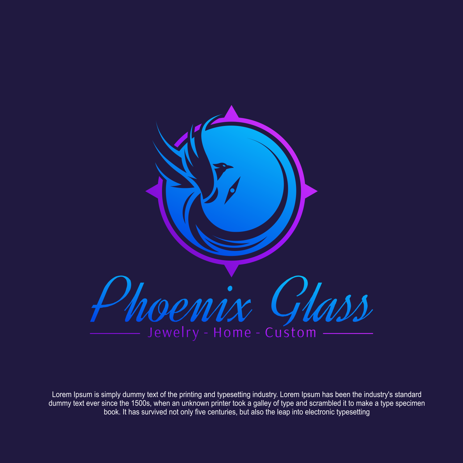 Logo Design by mr.yasmine for Phoenix Glass | Design #27117118