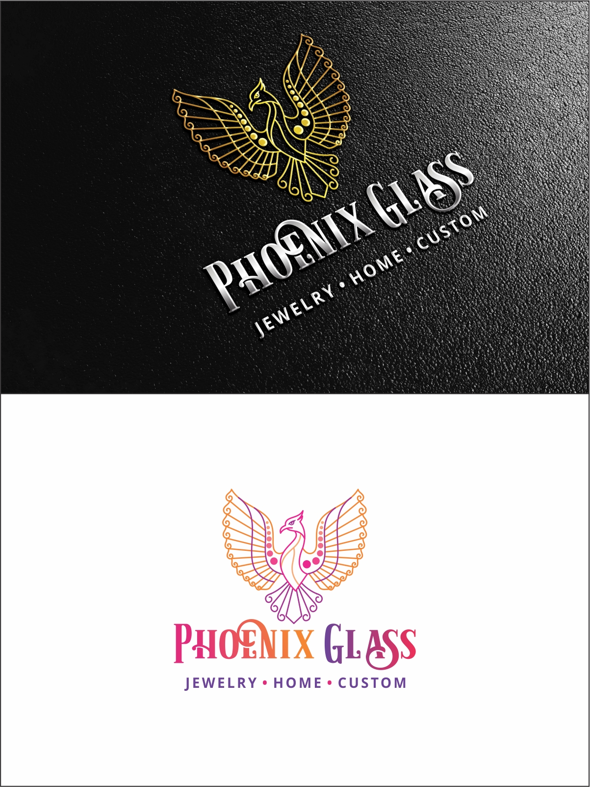 Logo Design by Robert Macwan for Phoenix Glass | Design #27141489