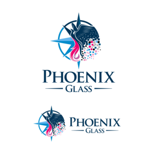 Logo Design by luckdesign for Phoenix Glass | Design: #27109076