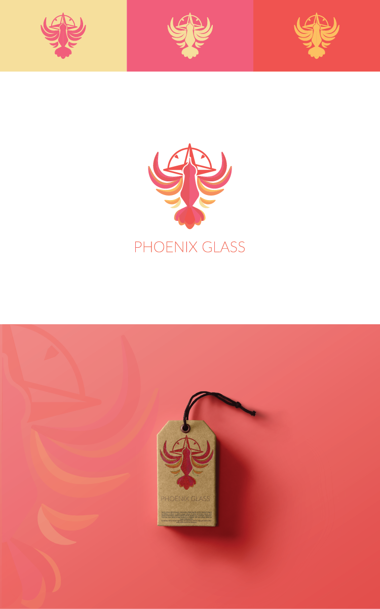 Logo Design by paoleta_y for Phoenix Glass | Design #27108443