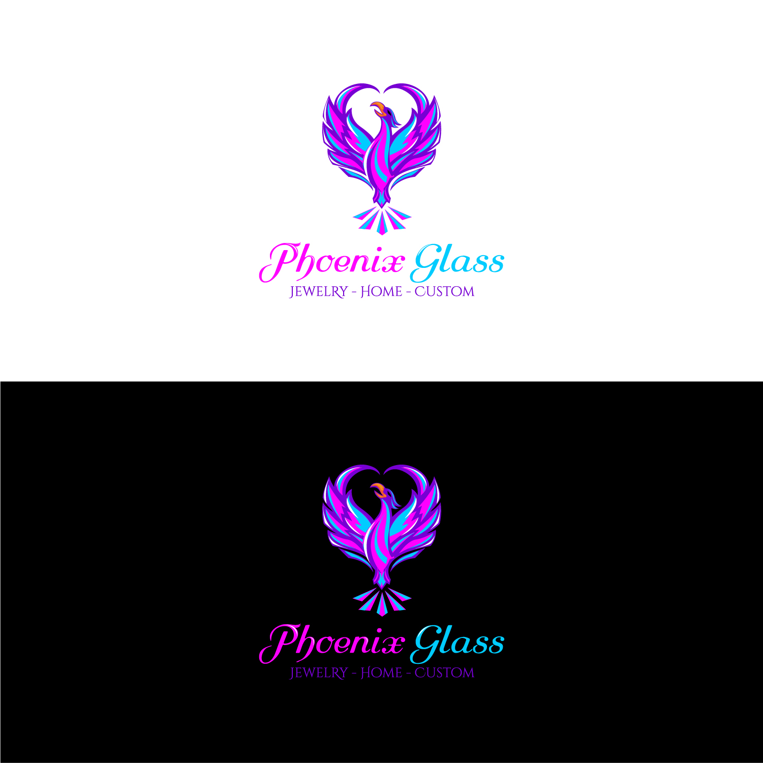 Logo Design by Creative P for Phoenix Glass | Design #27112536