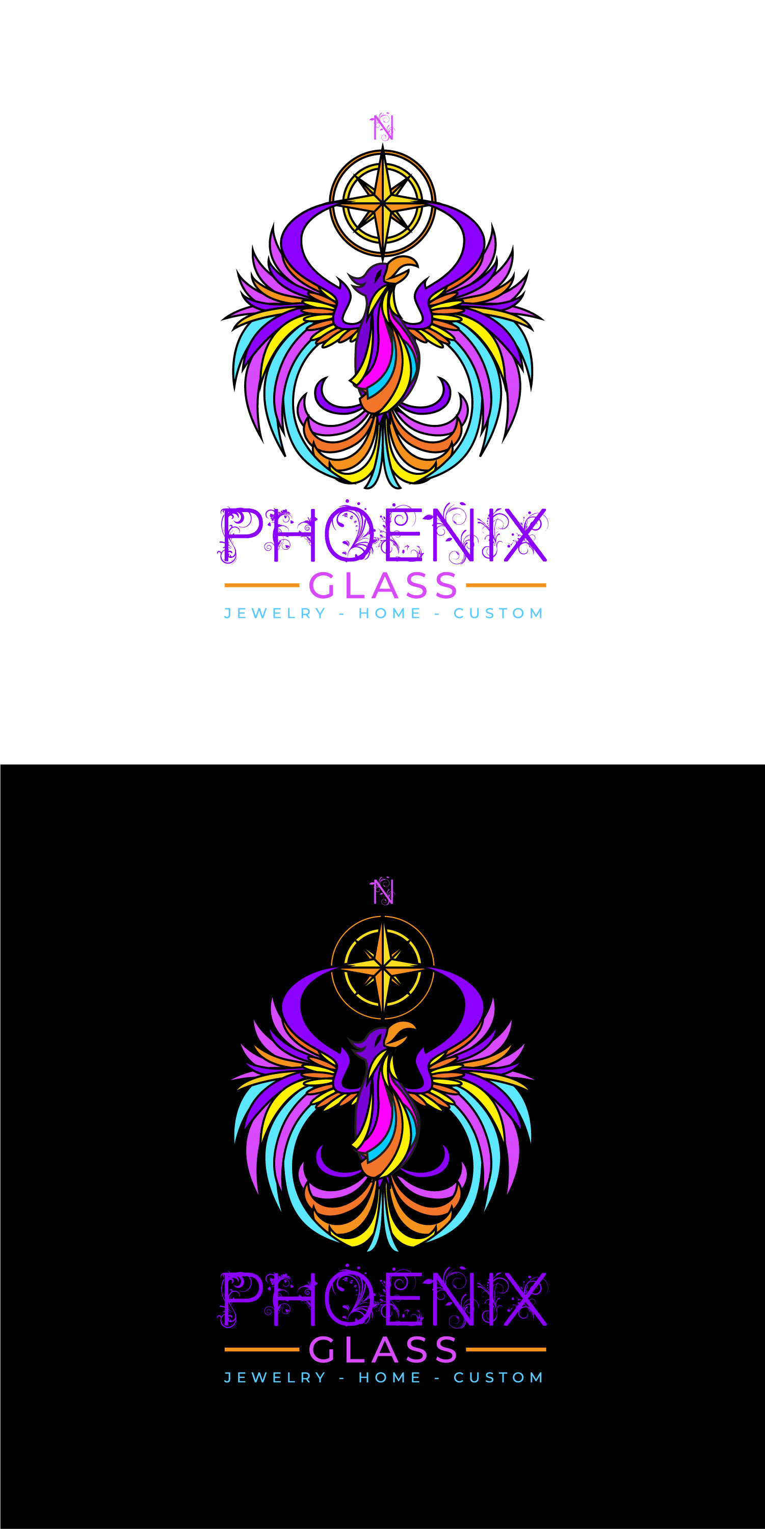Logo Design by Creative P for Phoenix Glass | Design #27121322