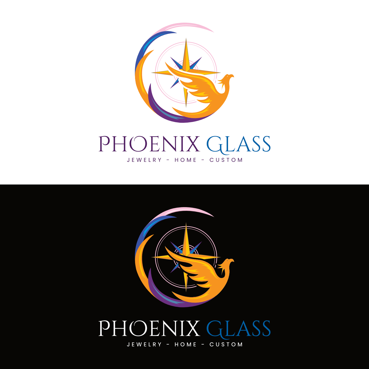 Logo Design by Creative P for Phoenix Glass | Design #27121905
