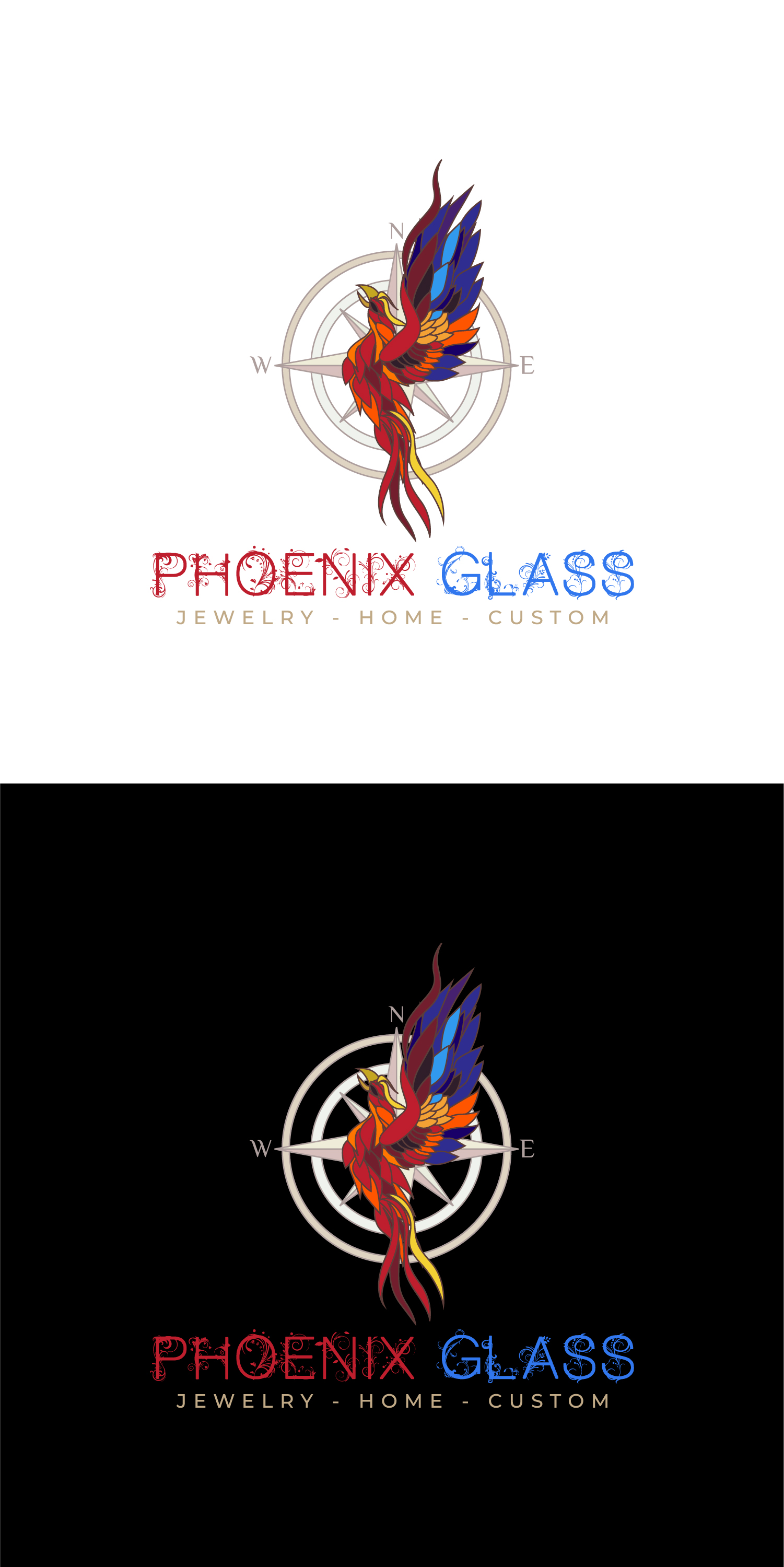 Logo Design by Creative P for Phoenix Glass | Design #27128517