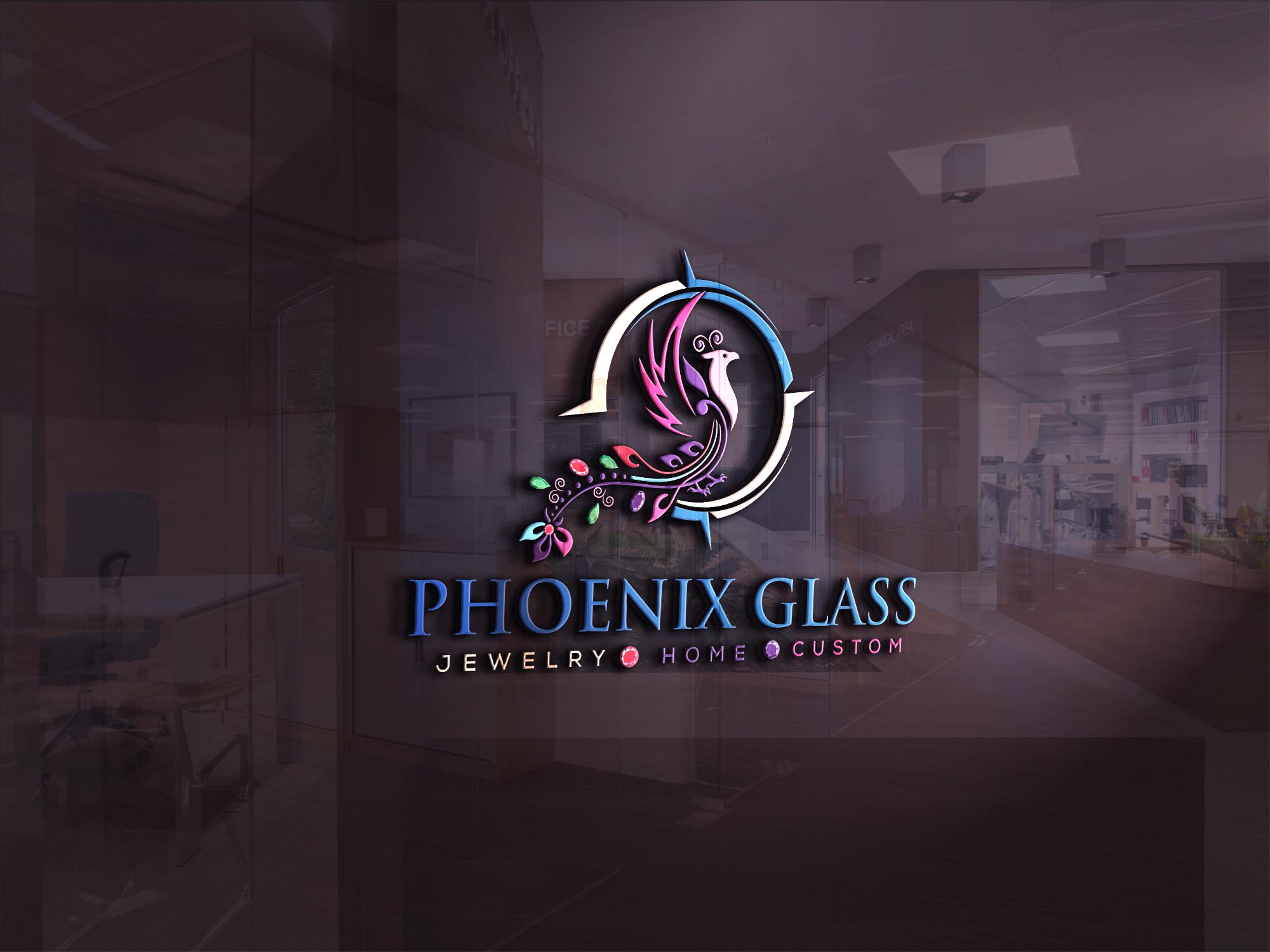 Logo Design by Aemidesigns for Phoenix Glass | Design #27119047
