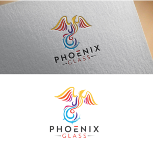 Logo Design by Logo bud design for Phoenix Glass | Design: #27109544