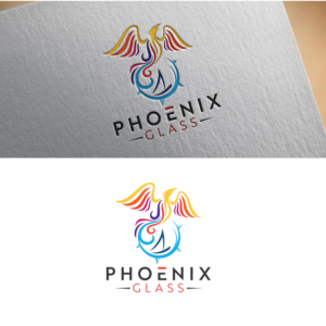 Logo Design by Logo bud design for Phoenix Glass | Design: #27109545