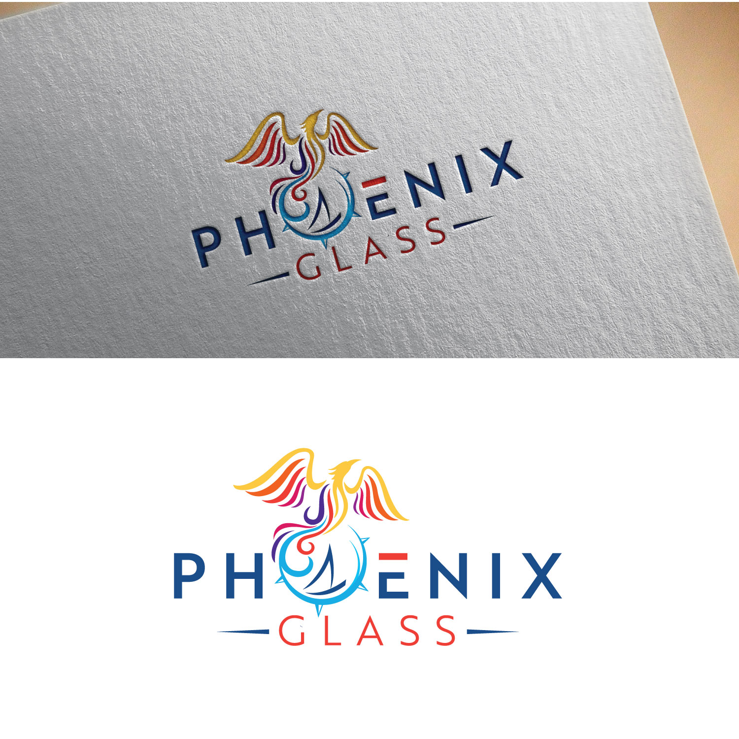 Diseño de Logo por Logo bud design para Phoenix Glass | Diseño #27109546