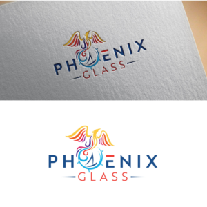 Logo Design by Logo bud design for Phoenix Glass | Design: #27109546