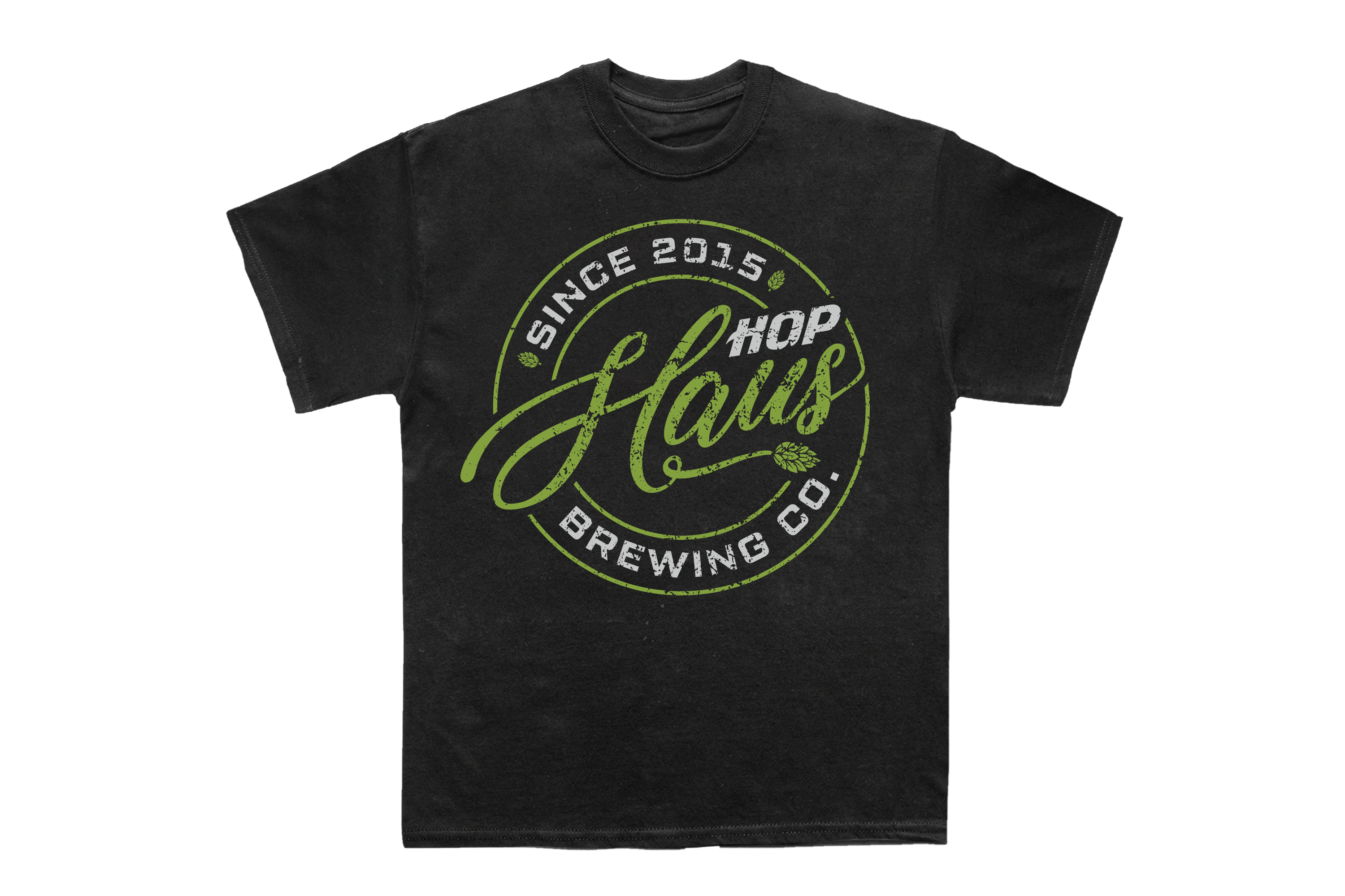 T-shirt Design by Vallerie L. for Hop Haus Brewing Co. | Design #27107781
