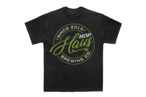 T-shirt Design by Vallerie L. for Hop Haus Brewing Co. | Design: #27107781