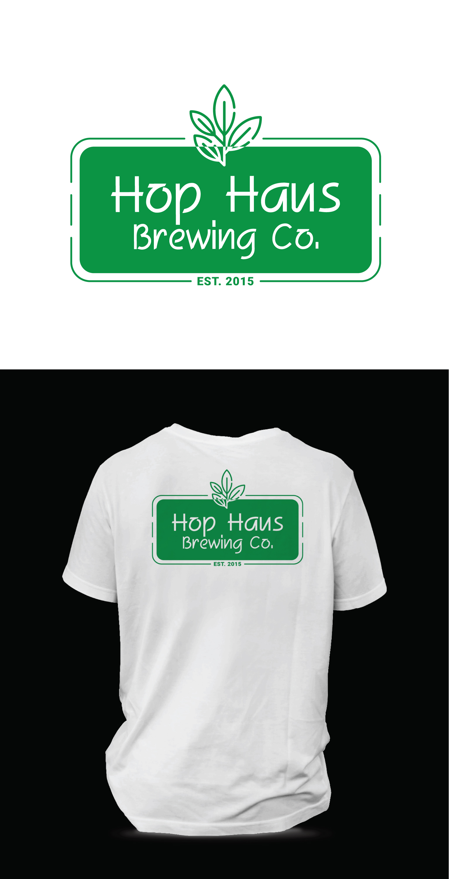 T-shirt Design by HAREESH (Creative Graphic Designer) for Hop Haus Brewing Co. | Design #27107883