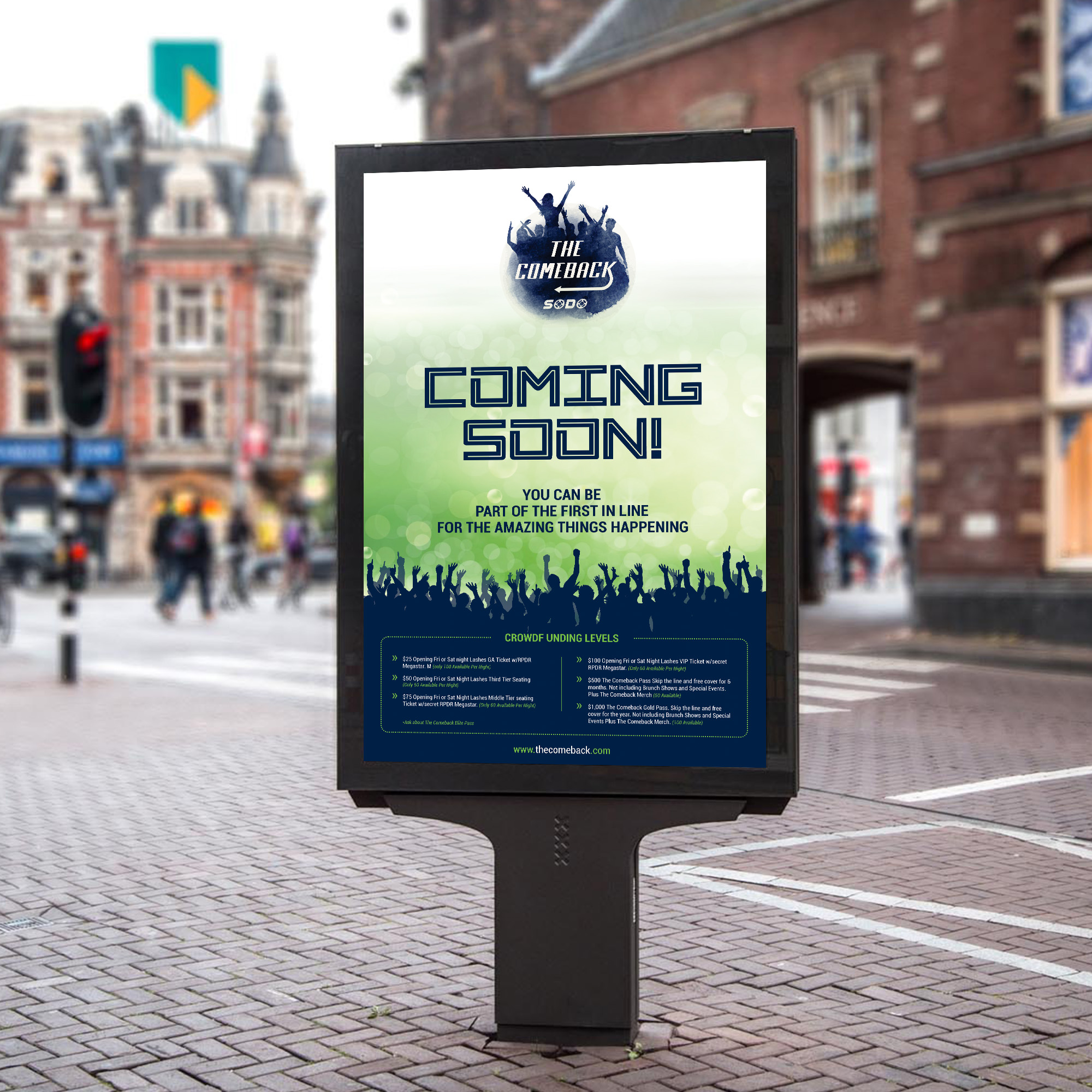 Poster Design by Fat Bat Man for The Comeback | Design #27115411