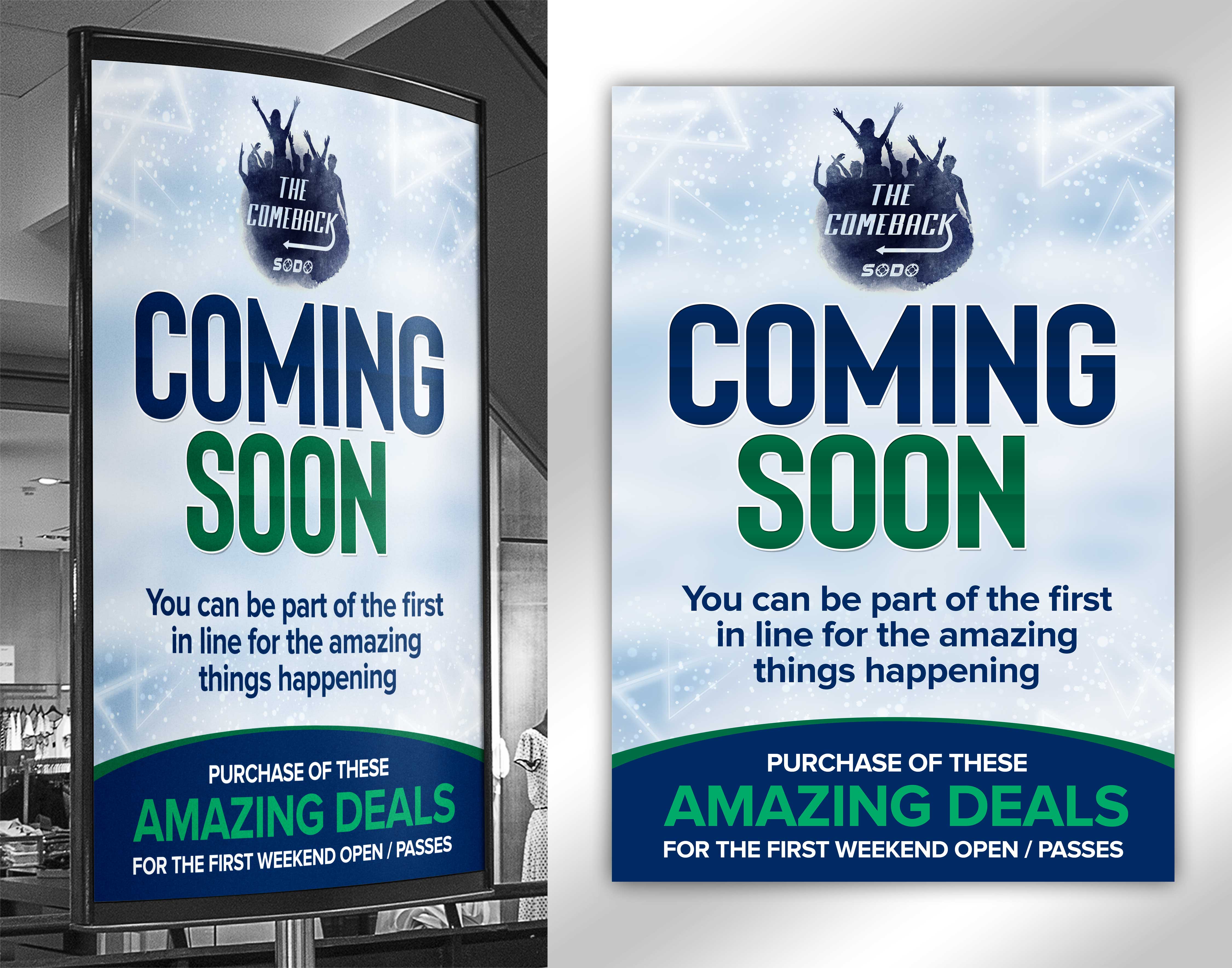 Poster Design by SAI DESIGNS for The Comeback | Design #27122201