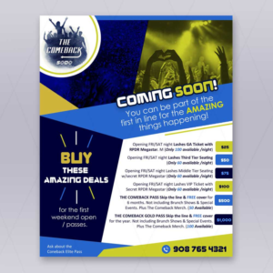 New LGBT Nightclub Crowdfunding Poster | Poster Design by DA.